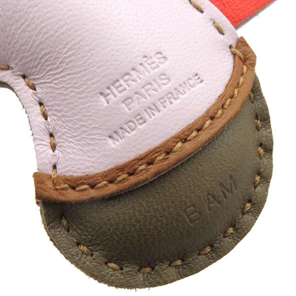 HERMES エルメス バッグチャーム ジージー カマイユ モーヴペールX  