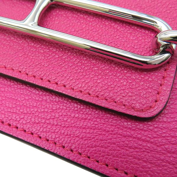 HERMES（エルメス） 二つ折り財布 ルリ スリム ローズメキシコ