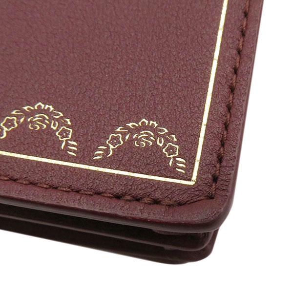 Cartier カルティエ 名刺入れ ガーランド カードケース ボルドー Cartier カルティエ 名刺入れ ガーランド カードケース ボルドー