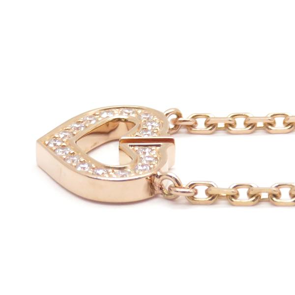 Cartier（カルティエ） ネックレス Cハート ダイヤ ネックレス ピンク