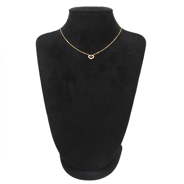 Cartier（カルティエ） ネックレス Cハート ダイヤ ネックレス ピンク