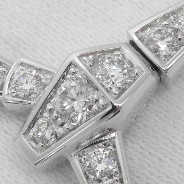 セルペンティ ネックレス ホワイトゴールド ダイヤモンド 美品 BVLGARI（ブルガリ） 【美品】ブルガリ セルペンティ ヴァイパー