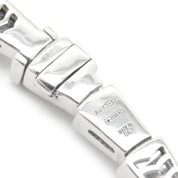 セルペンティ ネックレス ホワイトゴールド ダイヤモンド 美品 BVLGARI（ブルガリ） 【美品】ブルガリ セルペンティ ヴァイパー