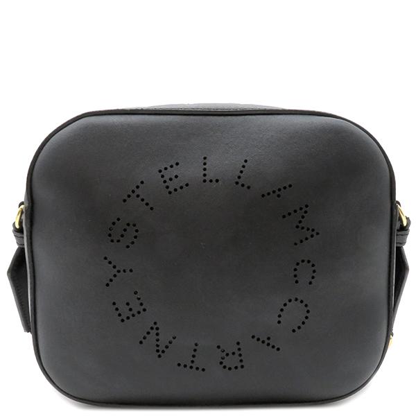 ステラ・マッカートニー ショルダーバッグ スモール カメラ バッグ ブラック レザー 700072 黒 パンチング 240500390033