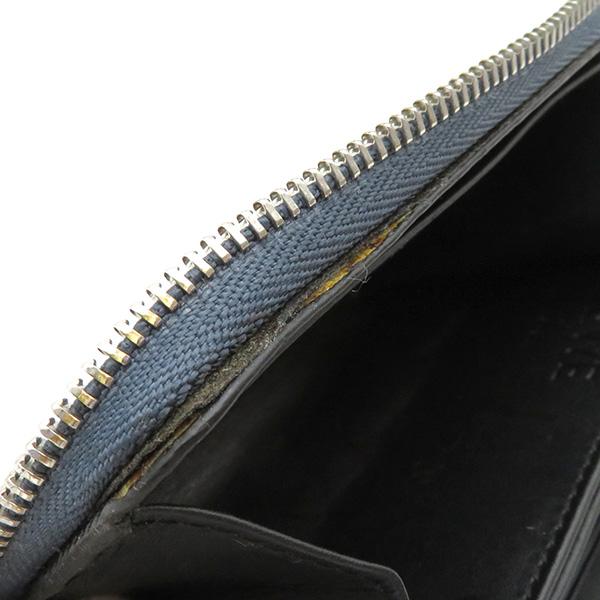 LOEWE（ロエベ） コインケース アナグラム ブルー レザー 青 ラウンド
