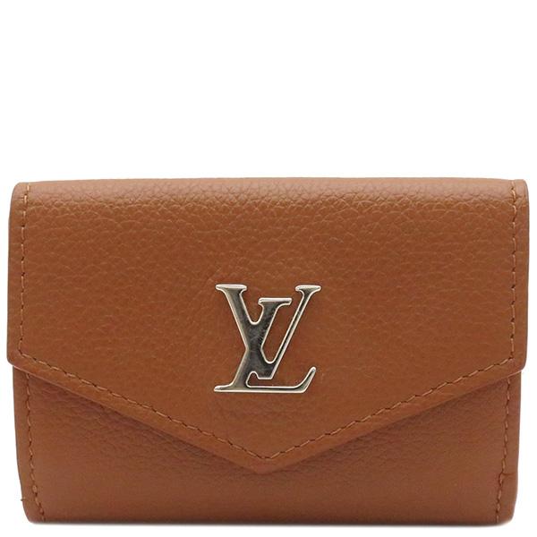 ルイヴィトン 三つ折り財布 ポルトフォイユ ロックミニ ブラウン系  