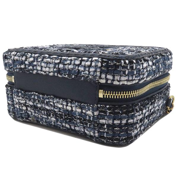 CHANEL シャネル 2WAYバッグ スモール ヴァニティ ネイビー系 CHANEL シャネル 2WAYバッグ スモール ヴァニティ ネイビー系