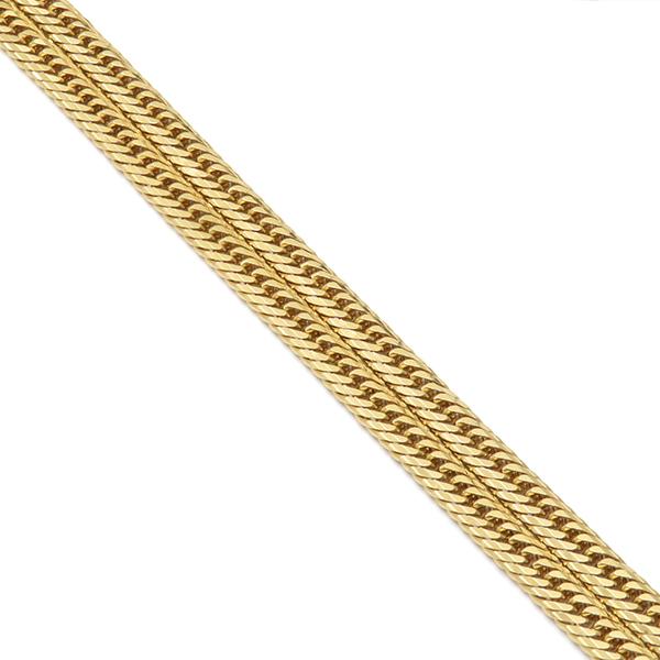 喜平 ネックレス K18 18金 50cm 25g 16面 トリプル イエロー 喜平 ネックレス K18 18金 50cm 25g 16面 トリプル イエロー