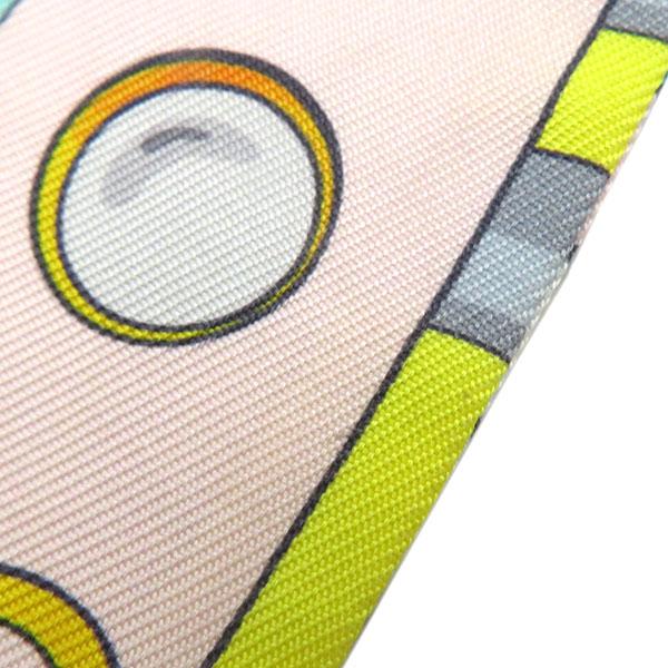 HERMES（エルメス） スカーフ ツイリー イエロー×グリーン×グレー