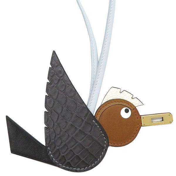 HERMES　キーホルダー(チャーム)　　バーディチャーム鳥 HERMES（エルメス） バッグチャーム バーディ チャーム マルチカラー