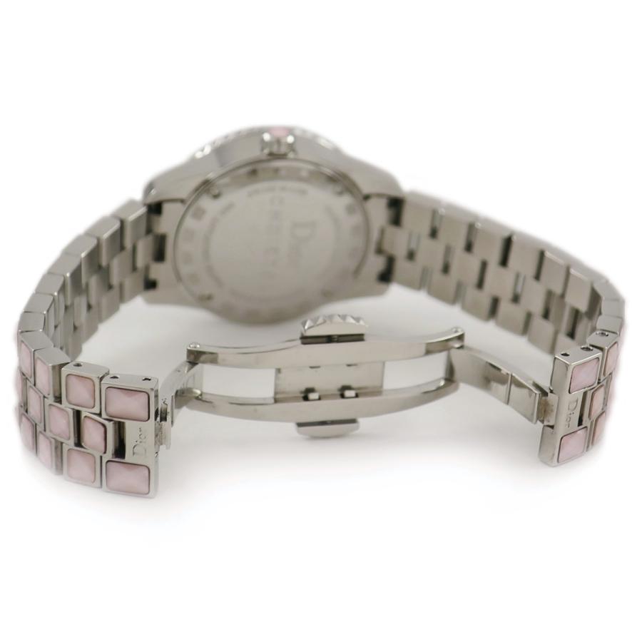 クリスチャンディオール Christian Dior CD112117 クリスタル ダイヤベゼル クォーツ レディース 保証書付き_934577 Christian Dior（クリスチャン・ディオール） 【3年保証】 クリスタル
