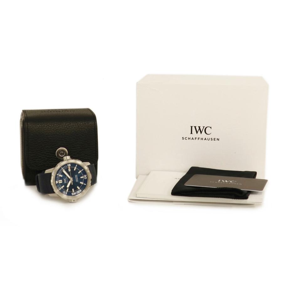 【3年保証】 IWC アクアタイマー オートマティック IW328801 青 逆回転防止付きインナーベゼル 自動巻き メンズ 腕時計｜ibe7171｜04