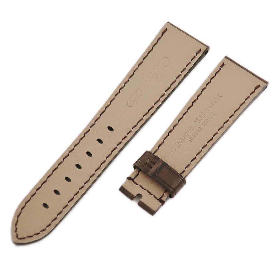 3年保証】 ブレゲ 未使用 純正 クロコ ベルト バンド ストラップ 22mm  