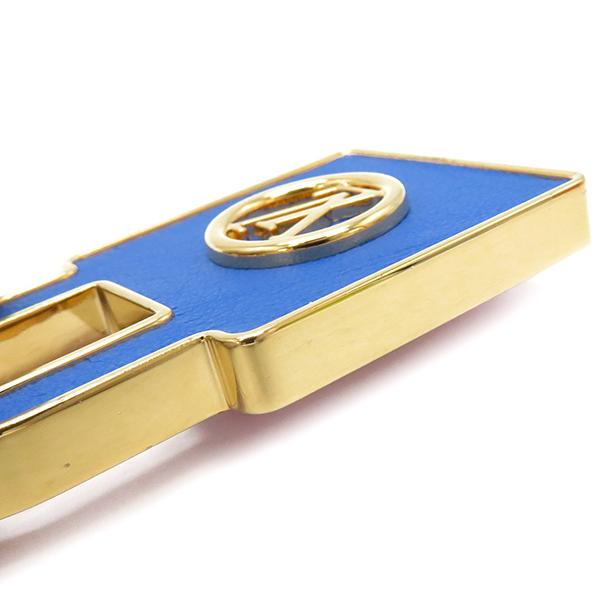 LOUIS VUITTON / ポルト・クレ・LVライブラリー_ブルー×ピンク_PNK/--/GLD/レディース LOUIS VUITTON ルイヴィトン キーホルダー ポルトクレ LV ライブリー