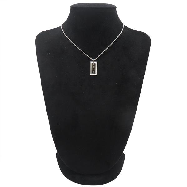 BVLGARI（ブルガリ） ネックレス インゴッド ホワイトゴールド K18WG 