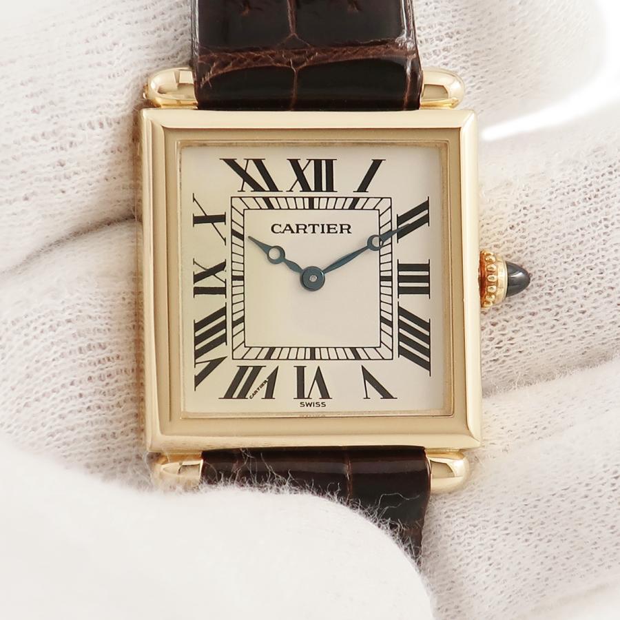 カルティエ 腕時計 タンクオビュ W1512256 Cartier - カルティエ 腕時計 タンクオビュ W1512256の通販 by ブラン