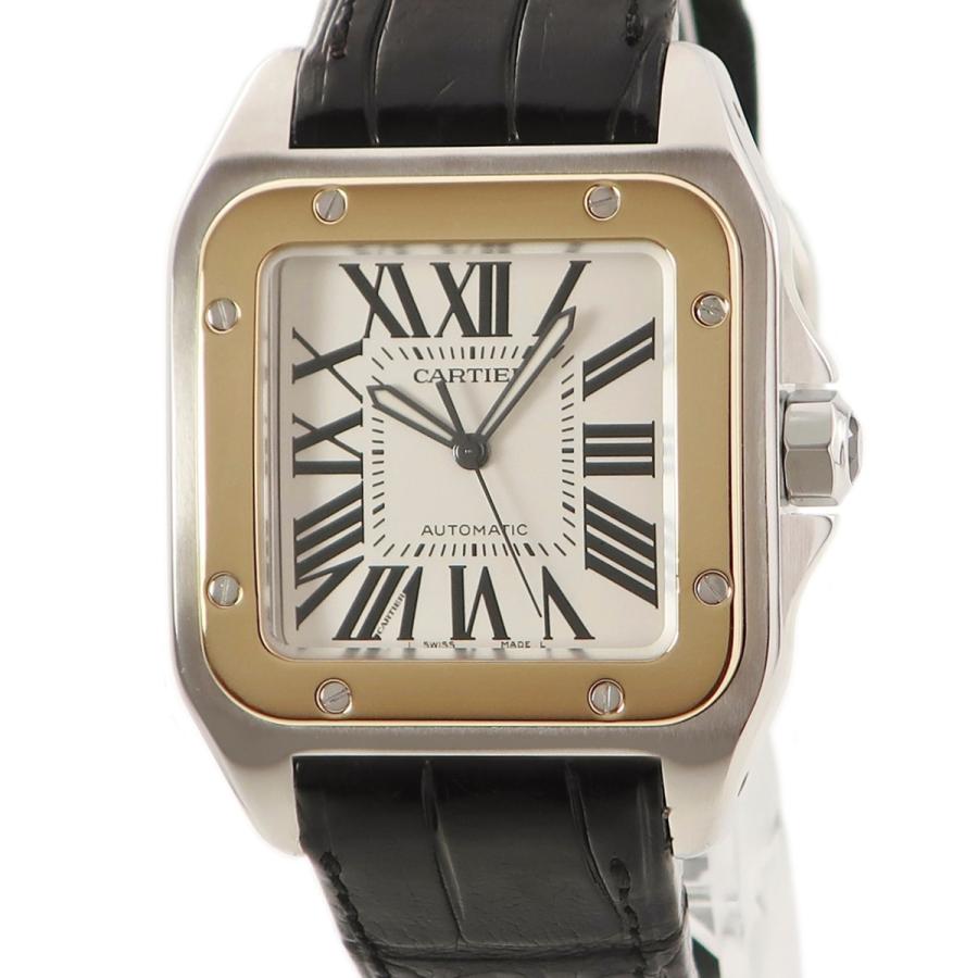 SANTOS DE CARTIER 【3年保証】 カルティエ サントス100 LM 100周年
