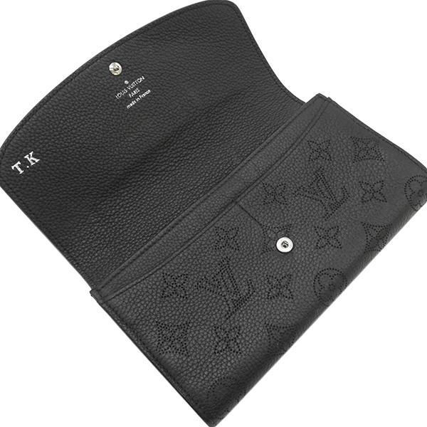 販売店 ルイヴィトン 長財布 M60143 黒 イニシャル入り 【公式通販】