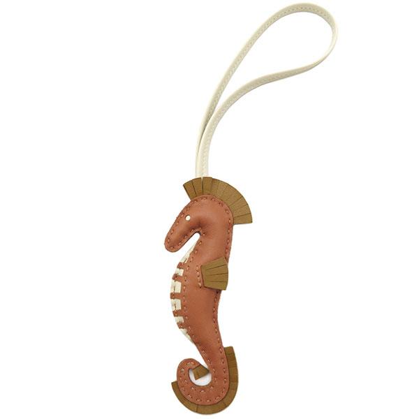 HERMES（エルメス） バッグチャーム イポ ゴールド×クラフト×クレ