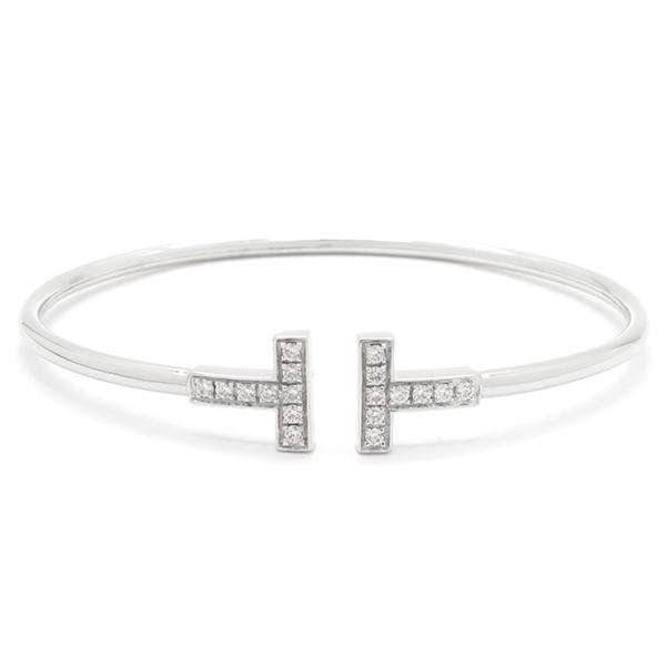 TIFFANY&Co.（ティファニー） バングル Tワイヤー ミディアム ホワイト