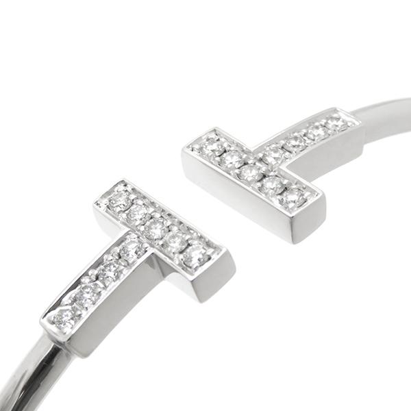 TIFFANY&Co.（ティファニー） バングル Tワイヤー ミディアム ホワイト