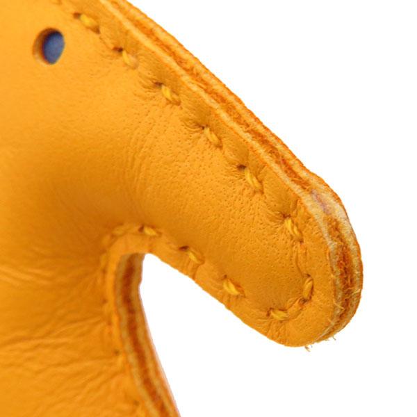 HERMES（エルメス） バッグチャーム ロデオPM ジョーヌドールXブルー