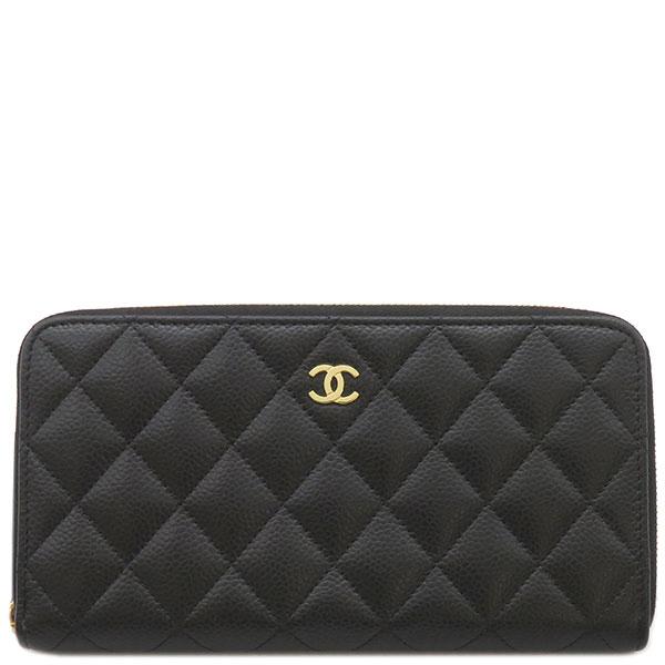 マトラッセ シャネル 長財布 クラシック ロング ジップ ウォレット