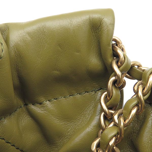 CHANEL シャネル 2WAYバッグ 22 ホーボーバッグ ミニ カーキ CHANEL シャネル 2WAYバッグ 22 ホーボーバッグ ミニ カーキ