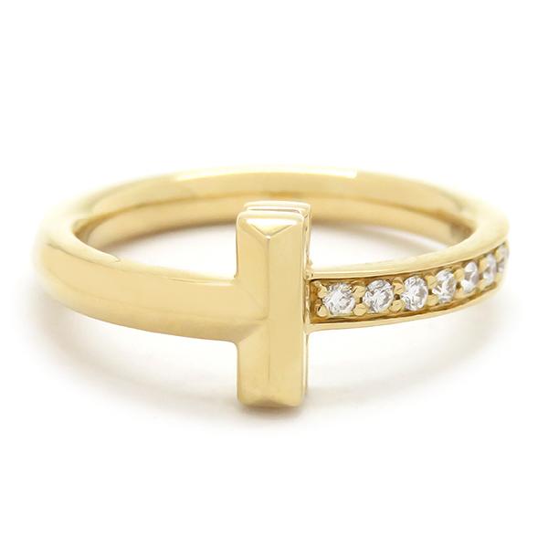 TIFFANY&Co.（ティファニー） リング 指輪 Tワン ダイヤリング K18YG