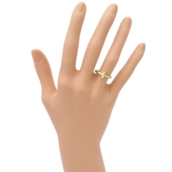 TIFFANY&Co.（ティファニー） リング 指輪 Tワン ダイヤリング K18YG
