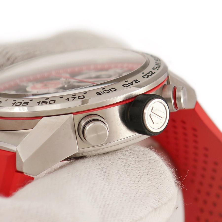 【3年保証】 タグホイヤー カレラ ホイヤー01 クロノグラフ マンチェスターユナイテッド CAR201M.FT6156 赤 自動巻き メンズ 腕時計｜ibe7171｜05