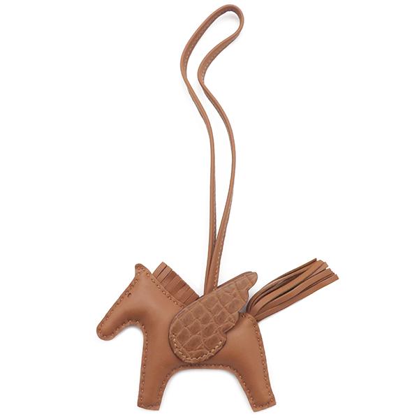 美品 HERMES エルメス チャーム ペガサス アリゲーター PM タッチ U HERMES（エルメス） バッグチャーム ロデオPM ペガサス タッチ