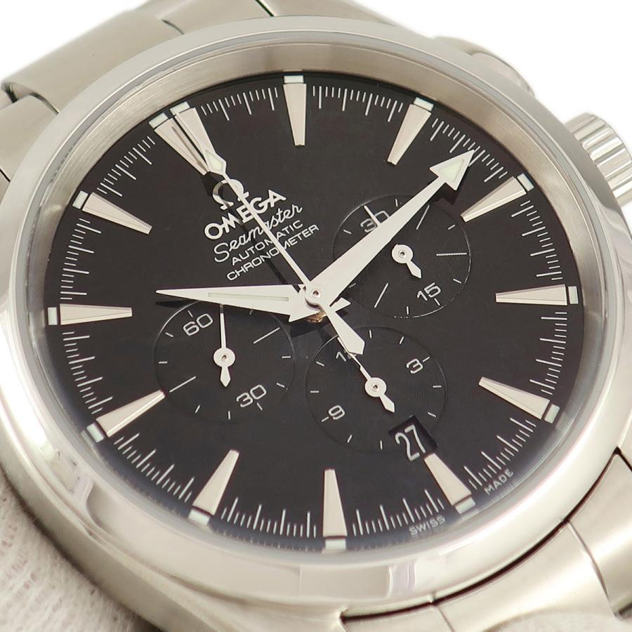 【3年保証】 オメガ シーマスター アクアテラ クロノグラフ 2512.50.00 黒 バー 生産終了 自動巻き メンズ 腕時計｜ibe7171｜04