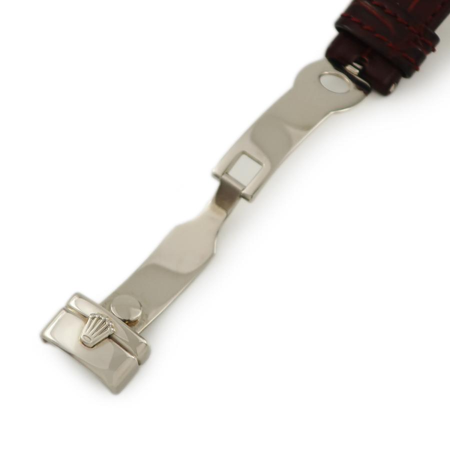 ROLEX（ロレックス） チェリーニ用 クロコバンド 純正 純正K18WG製