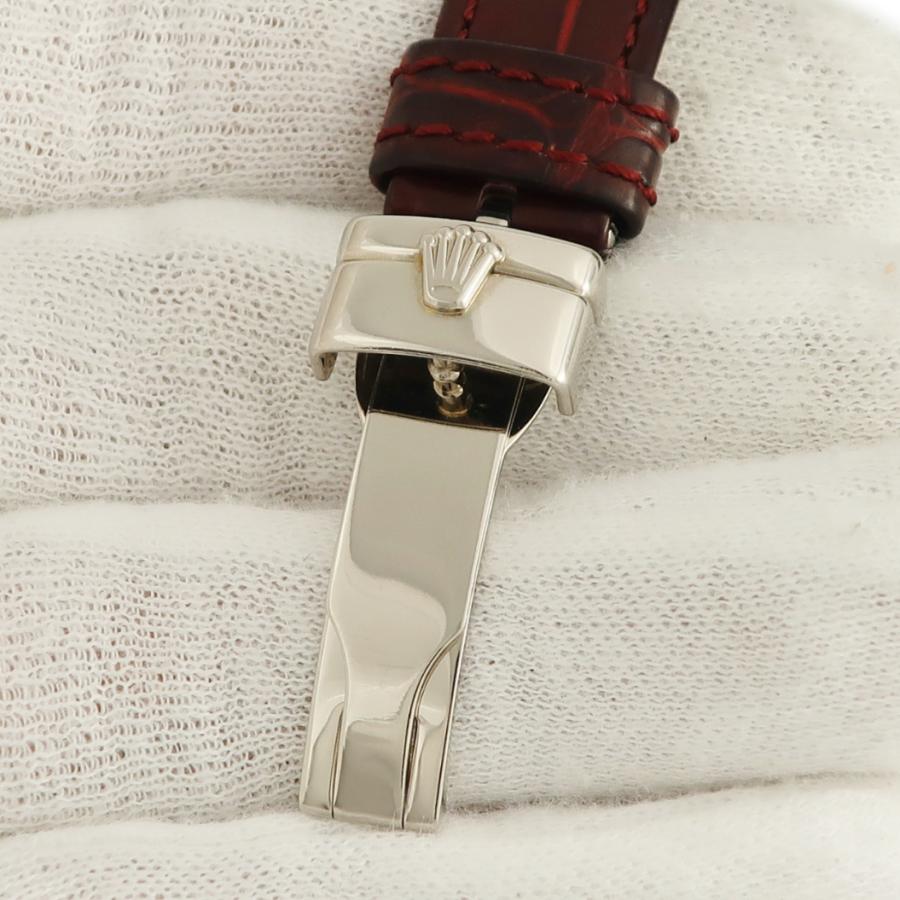 ROLEX（ロレックス） チェリーニ用 クロコバンド 純正 純正K18WG製