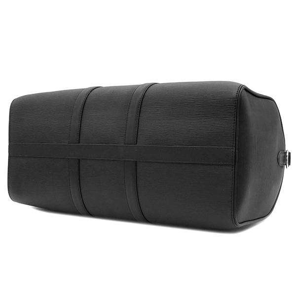 ルイヴィトンLouis Vuitton ボストン キーポル45 ブラック 美品 キーポル ルイヴィトン ボストンバッグ バンドリエール 45 エピレザー