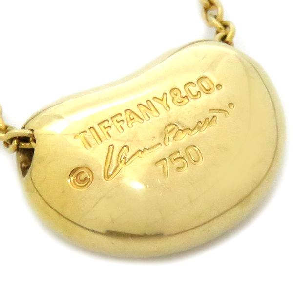 750(K18)ビーン型 ネックレス 楽天市場】ティファニー ビーン（金の純度K18）（ジュエリー