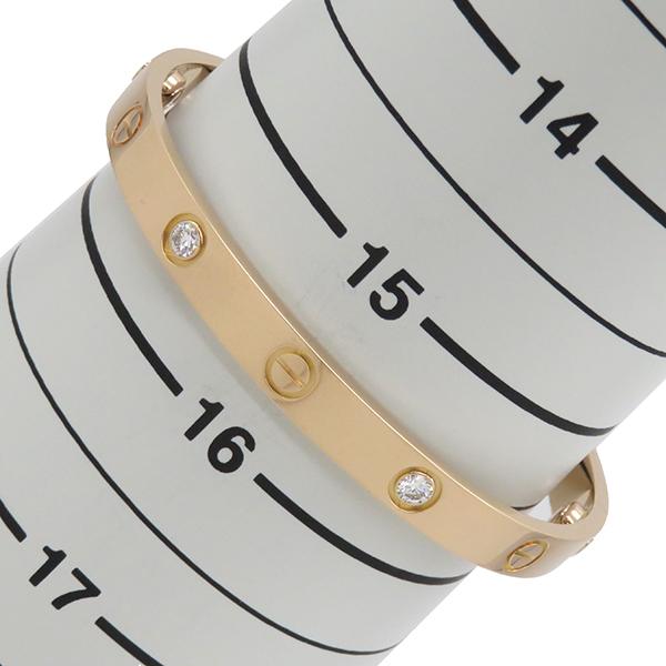 カルティエラブブレスハーフダイヤ LOVE（Cartier） カルティエ ブレスレット LOVE ラブブレス ハーフ