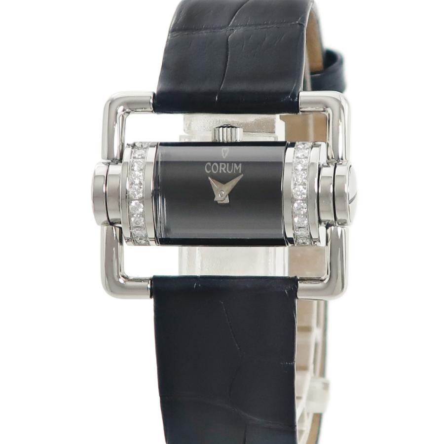 三088/ CORUM コルム 腕時計 レディース 手巻 稼働 ☆CORUM☆コルム レディース 手巻き腕時計 アンティーク スクエア 送料