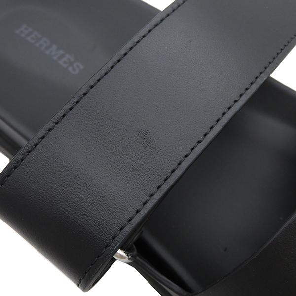 HERMES（エルメス） サンダル シプレ カーフ ブラック #42 フラット