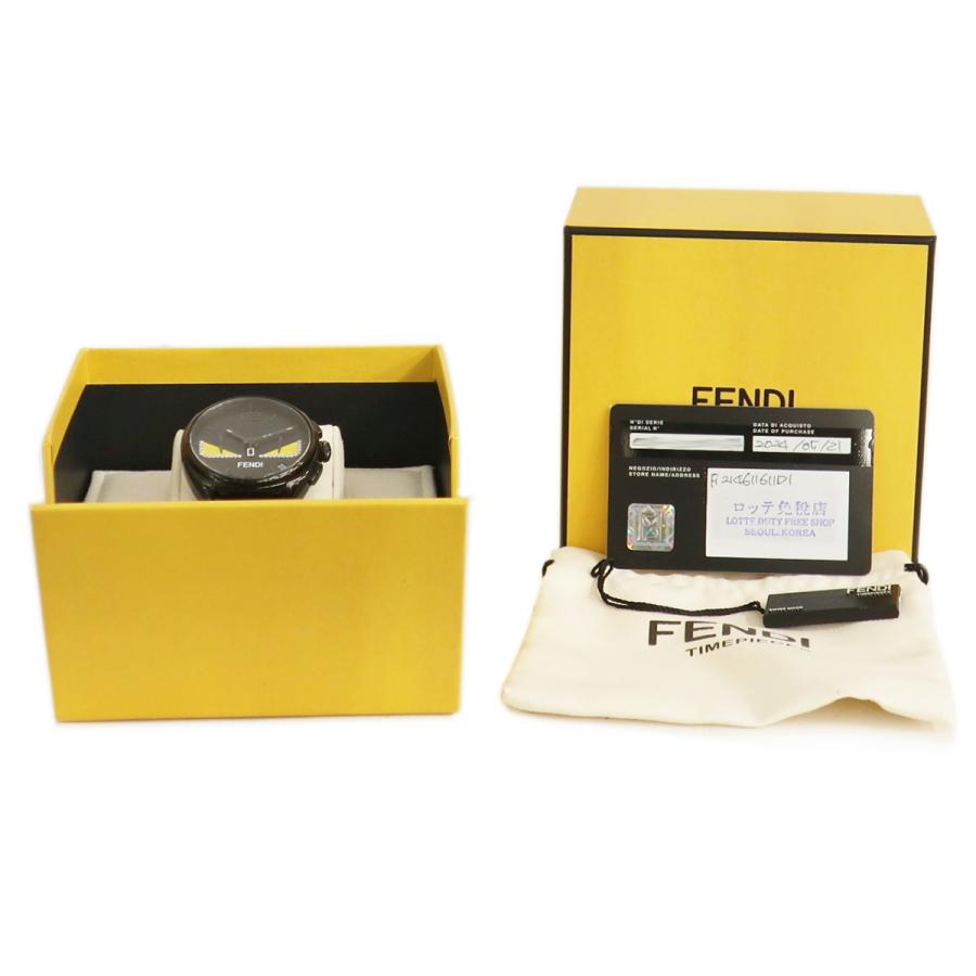 未使用新品 フェンディ FENDI バグズ モンスター イエローアイ 黒
