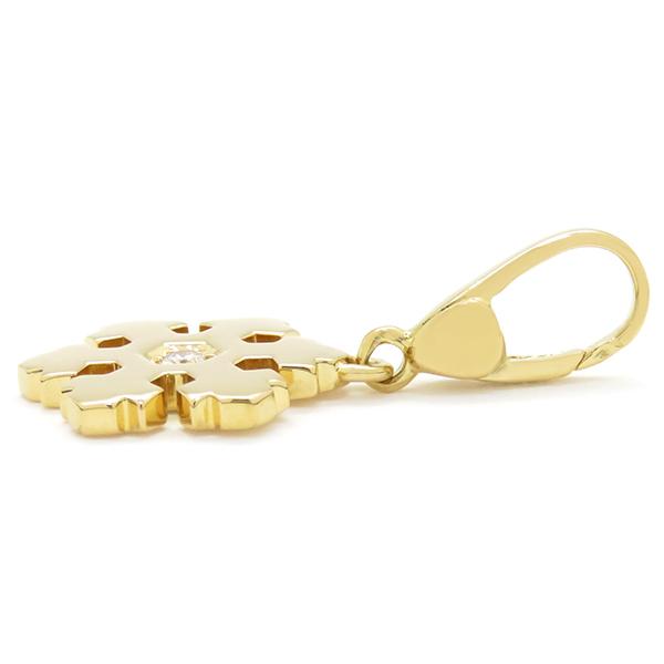 BVLGARI（ブルガリ） チャーム スノーフレーク K18YG ゴールド 750 18