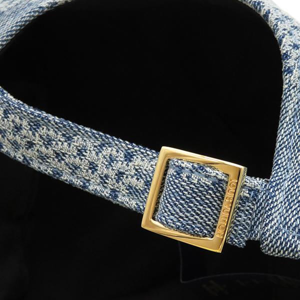 LOUIS VUITTON（ルイ・ヴィトン） キャップ ダミエ デニム 3D コットン