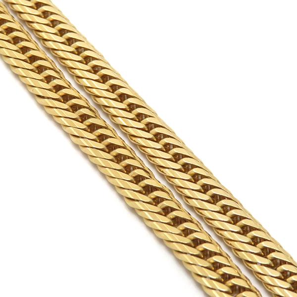 喜平 ネックレス K18 18金 50cm 25.4g 16面 トリプル K18YG ゴールド 