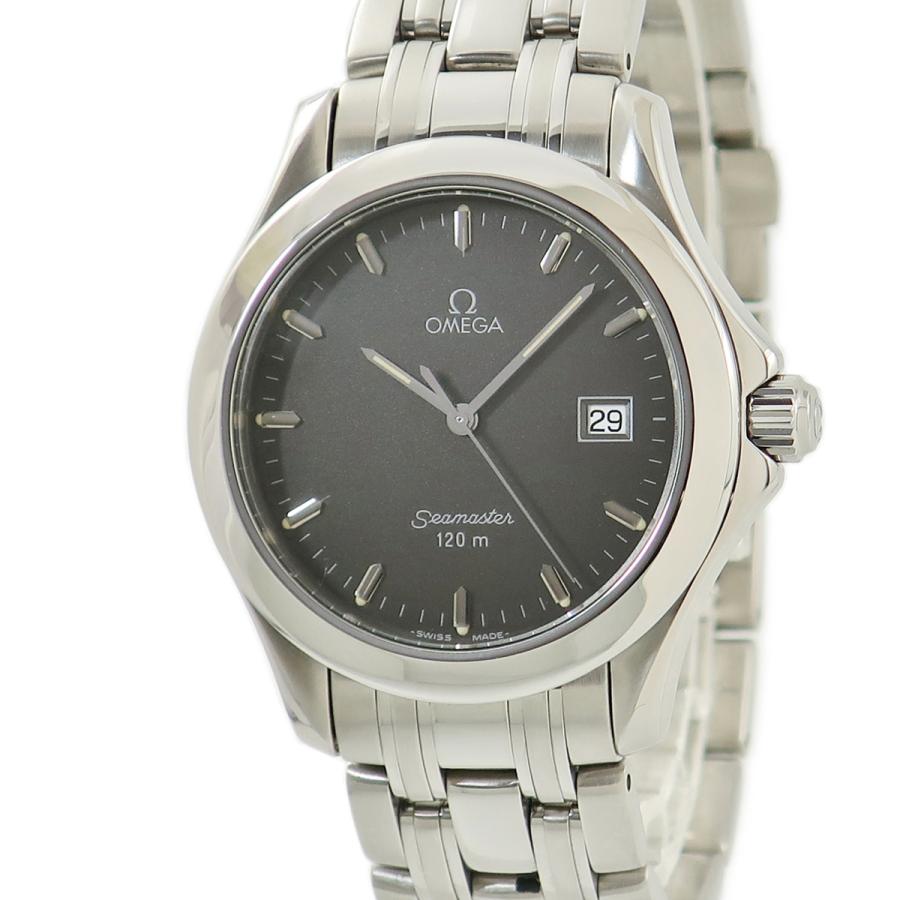 SEAMASTER 【3年保証】 オメガ シーマスター 120M 2511.41 グレー バー 