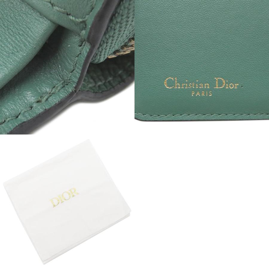 Christian Dior クリスチャン・ディオール 三つ折り財布 サドル Christian Dior クリスチャン・ディオール 三つ折り財布 サドル