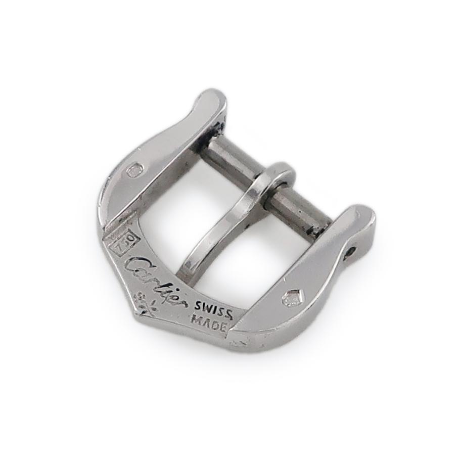 Cartier カルティエ 純正 尾錠 パーツ 750 K18WG無垢 9mm幅 Cartier カルティエ 純正 尾錠 パーツ 750 K18WG無垢 9mm幅