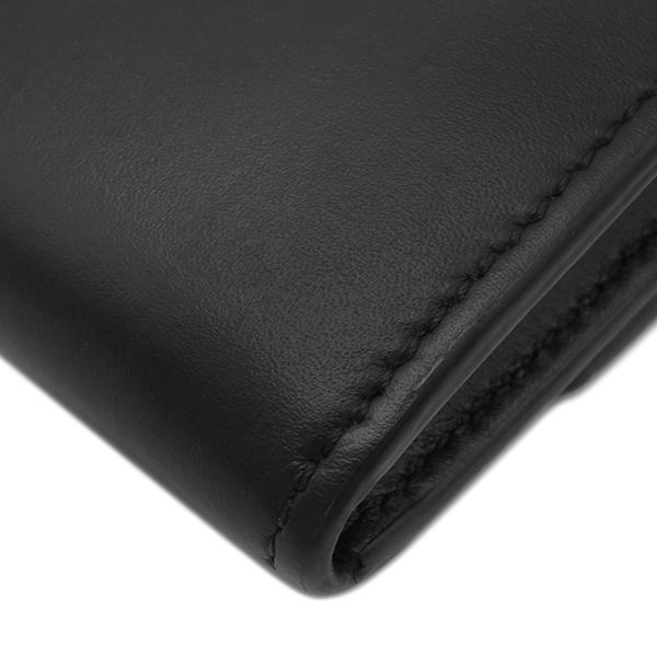 FENDI（フェンディ） 長財布 FENDI ROMA ロゴ レザー ブラック 黒