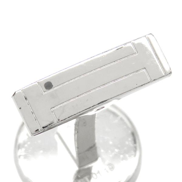 HERMES エルメス カフス セリエ カフリンクス メタル ブルー 中古 