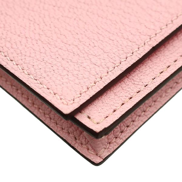 HERMES（エルメス） 長財布 ベアンスフレ シェーブル ピンク 二つ折り